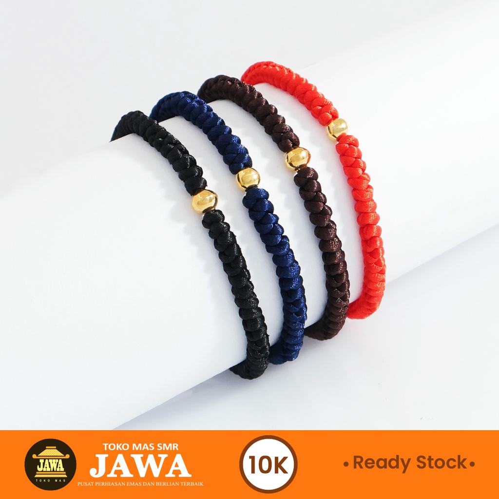 Gelang Tali Emas Yora Kadar 10K Toko Mas Jawa