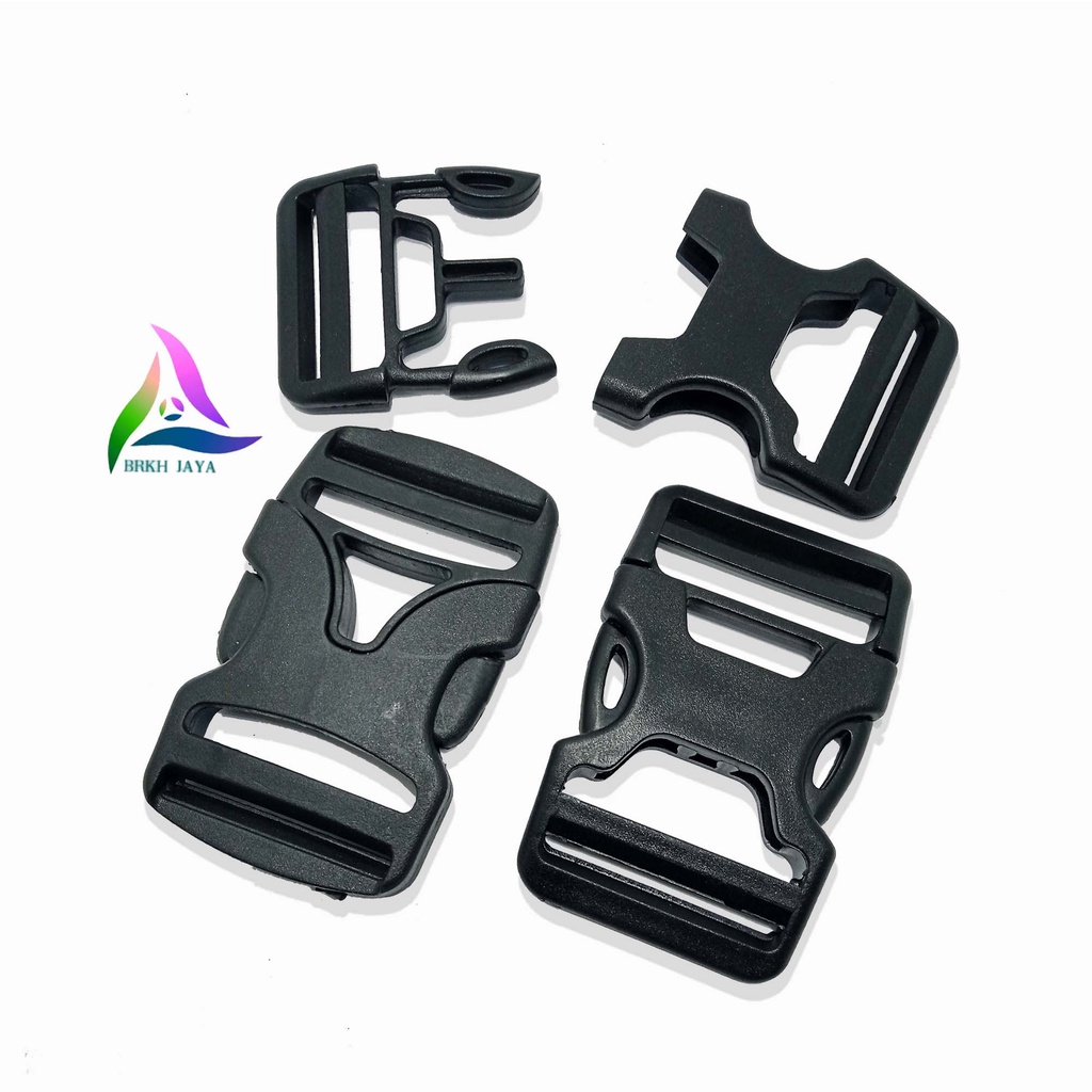 KUNCI SODOK TAS 3.8 CM / SLOT TAS PLASTIK BUCKLE POLYPROPLYNE