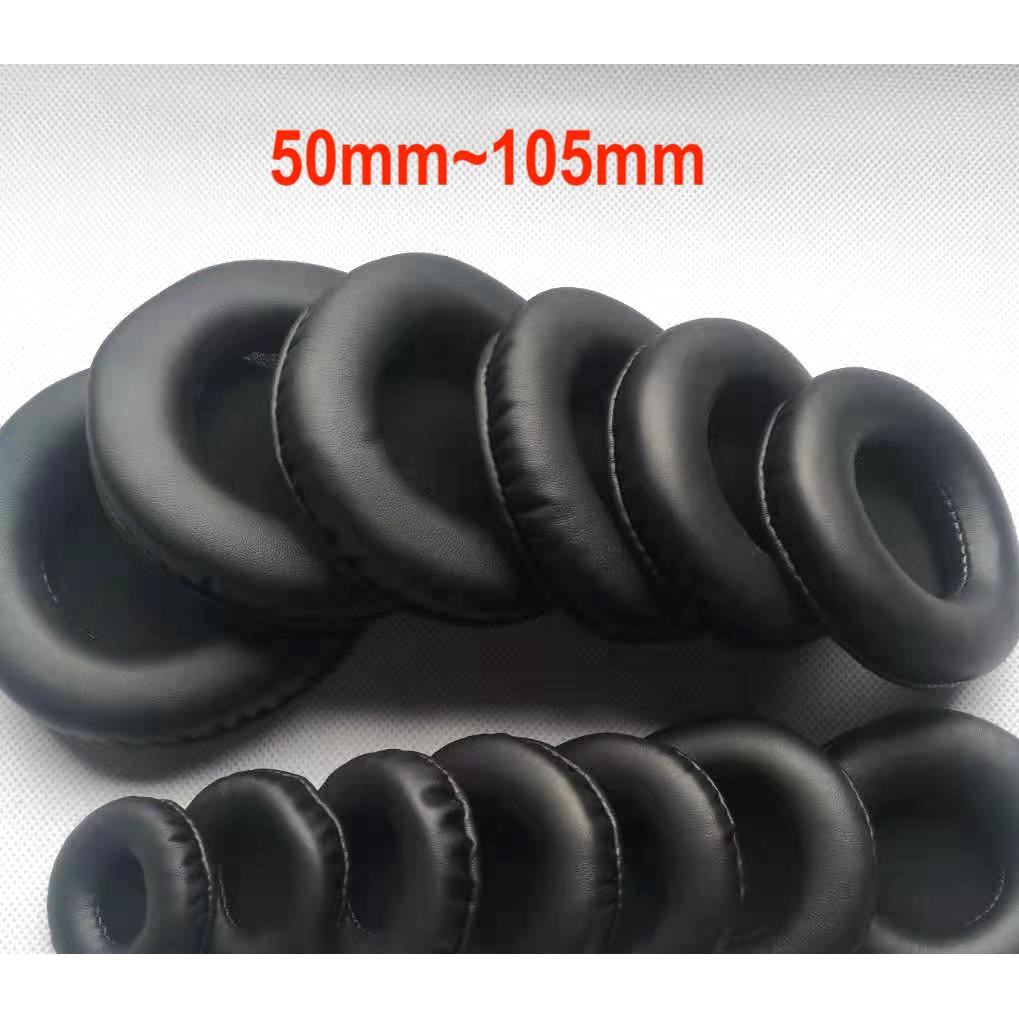 Leather Ear Foam Pad Replacement Headphone Cushion 50 55 60 65 70 75 80 90 95 100 105mm