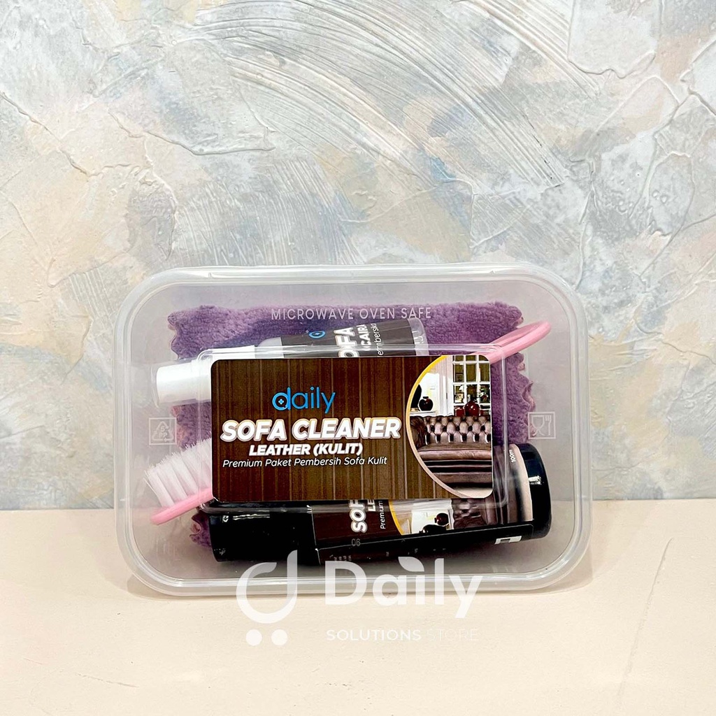 Pembersih Sofa Kulit Daily Sofa Cleaner Leather Paket Pembersih Sofa Kulit Jok Kulit Premium Serbaguna