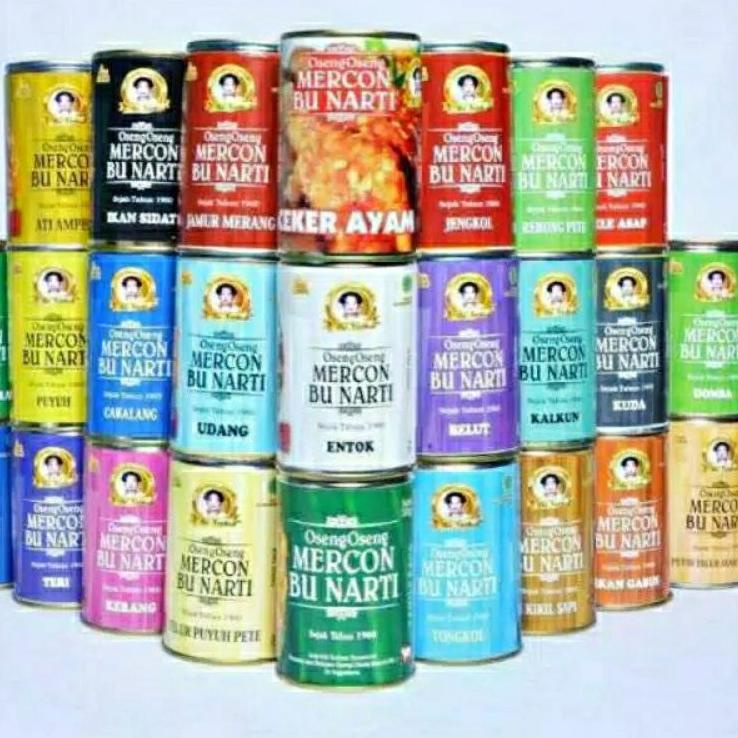 

『IMPORT』 Oseng Mercon Bu Narti Kaleng Asli Jogja [Free Bubble Wrap] grosir