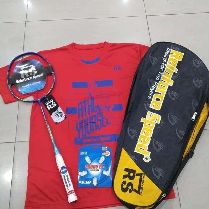 Raket | Raket Badminton Rs Metric Power 9 N Ii Komplit Original
