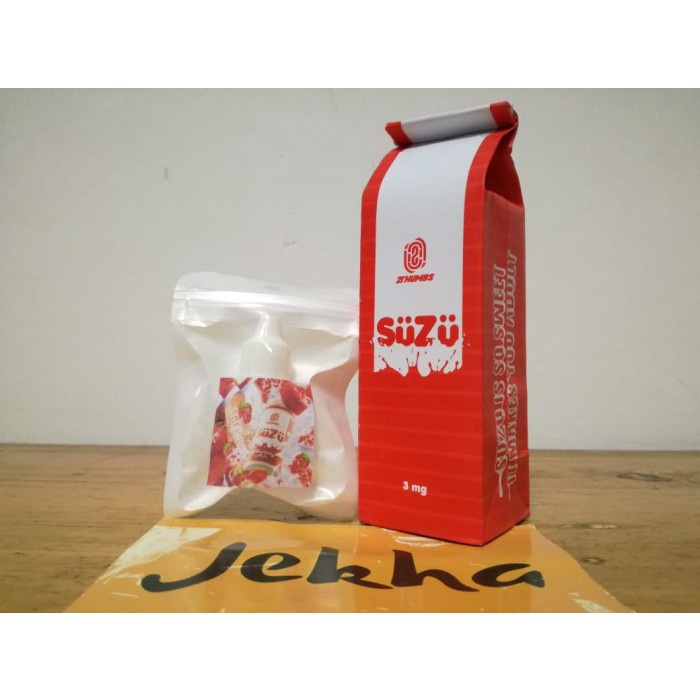 ketengan eceran ORA SUZU STRAWBERRY MILK 3MG 6MG liquid vape