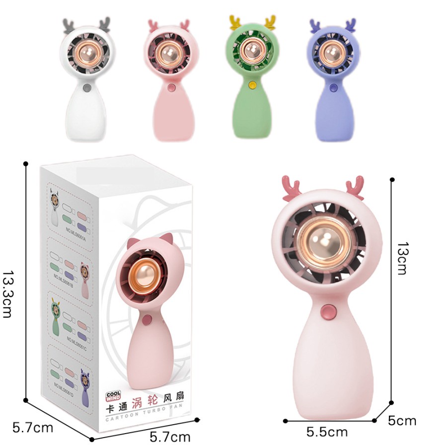 KP009 Kipas Angin Portabel / M Mini Portable USB Rechargeable Fan