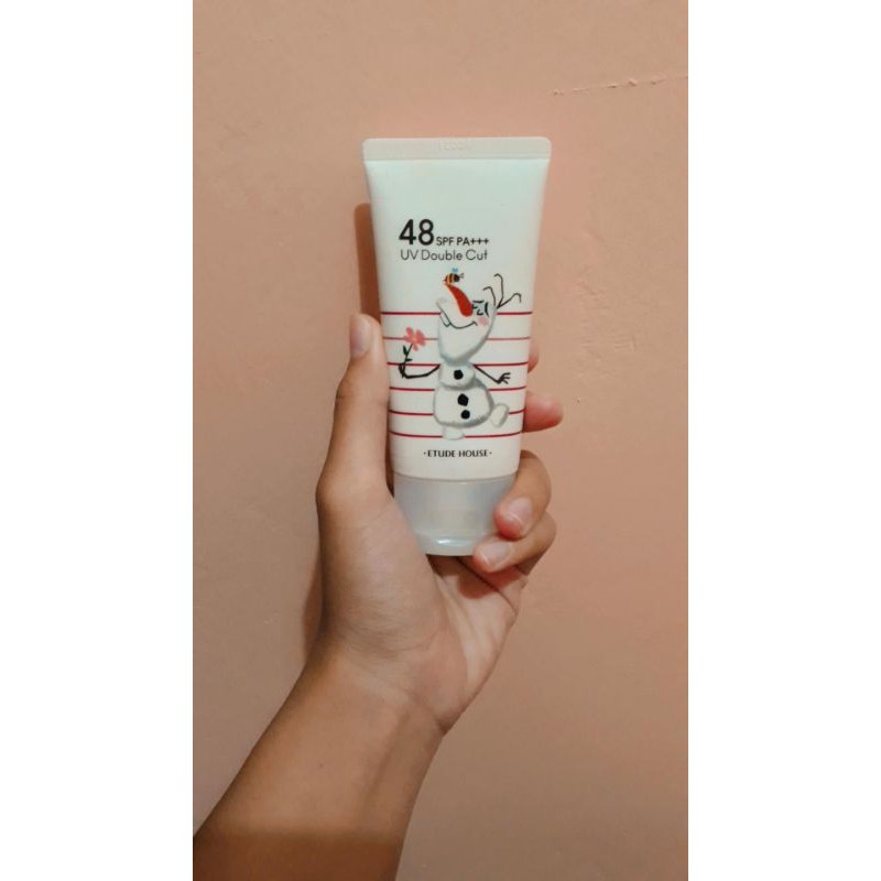 [PRELOVED] Etude House FROZEN UV Double Cut Moisture Tone Up Sun Fluid SPF 48++R