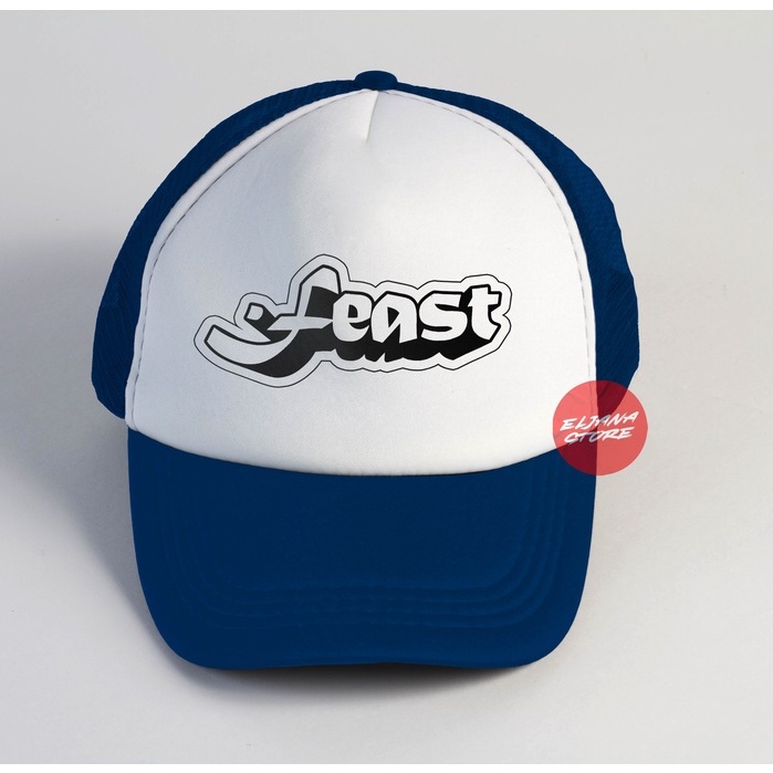 Topi Feast. / Topi Band / Feast. / Topi Jaring Distro / Topi Premium / Topi Sablon / Elcustom