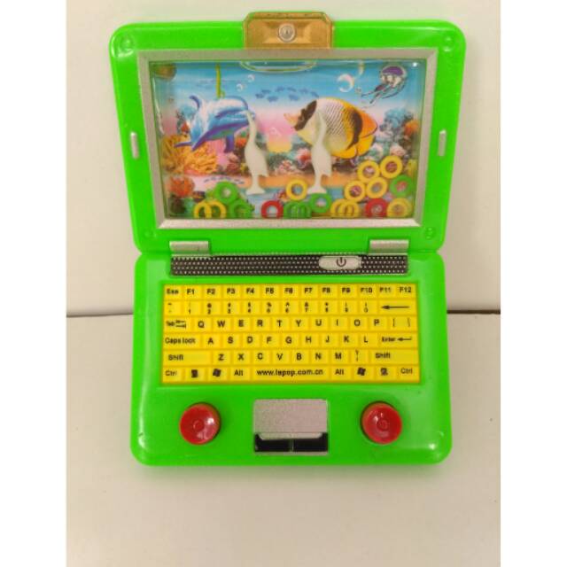 Mainan game air - seri bentuk laptop