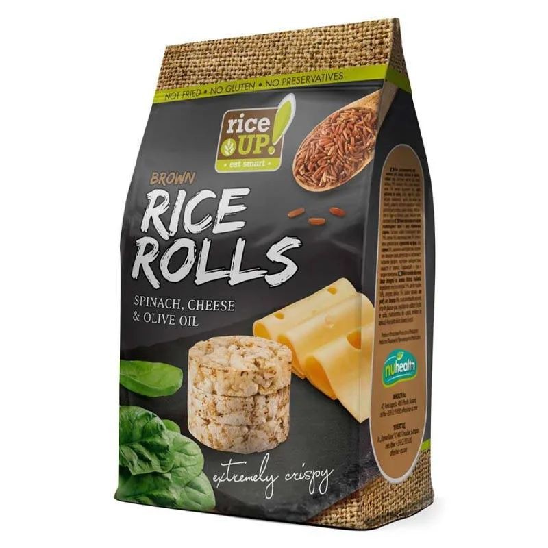 

RICE UP ROLLS SPINACH CHESE OLIVE 50GR