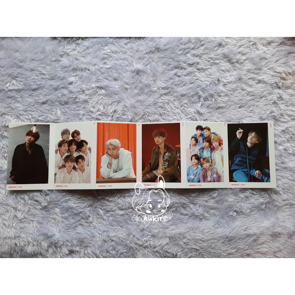 [READY STOCK] FOLDING POSTCARD BTS MEMORIES 2019