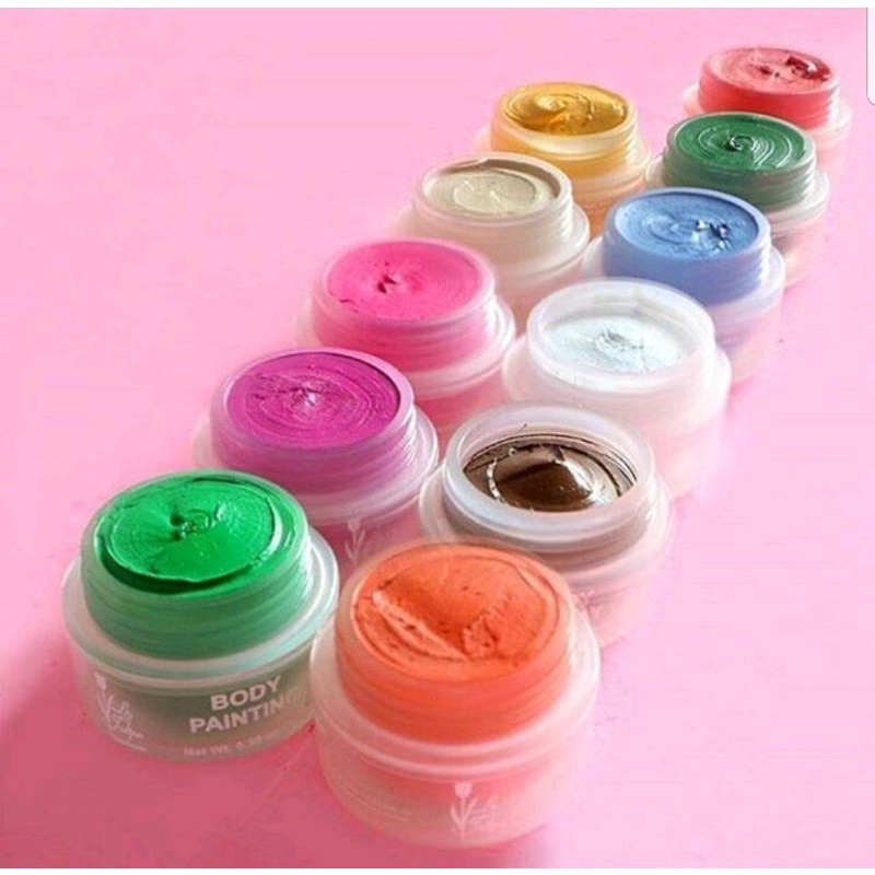 body painting La tulipe