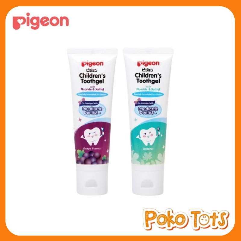 Pigeon Children's Toothgel 45gr Tooth Gel Children Pasta Gigi Odol Anak WHS