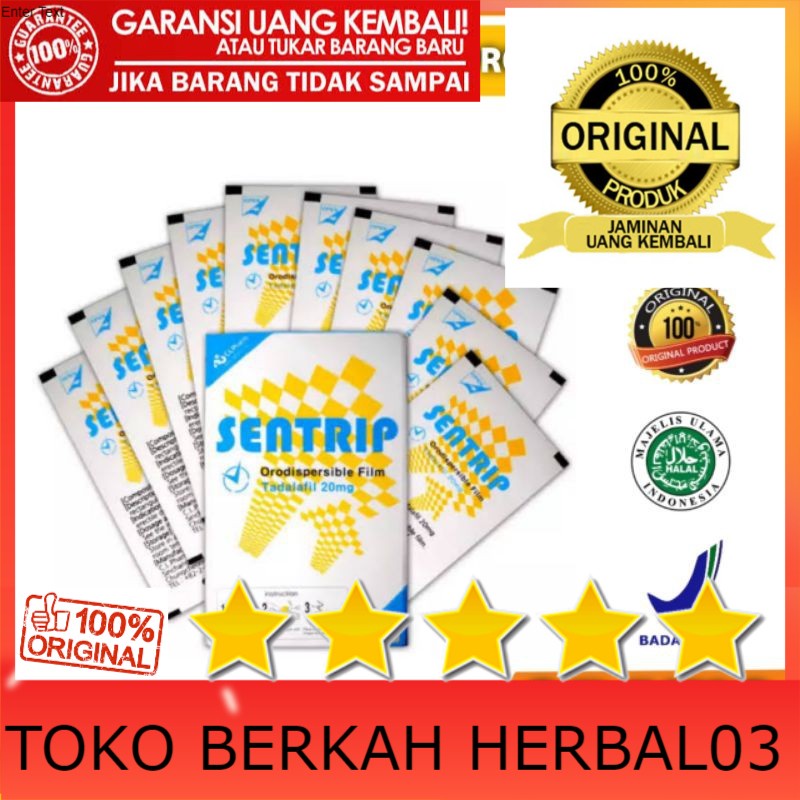 100% ASLI SENTRIP Asli Korea Penambah Stamina Pria Di Ranjang Isi 10 Original