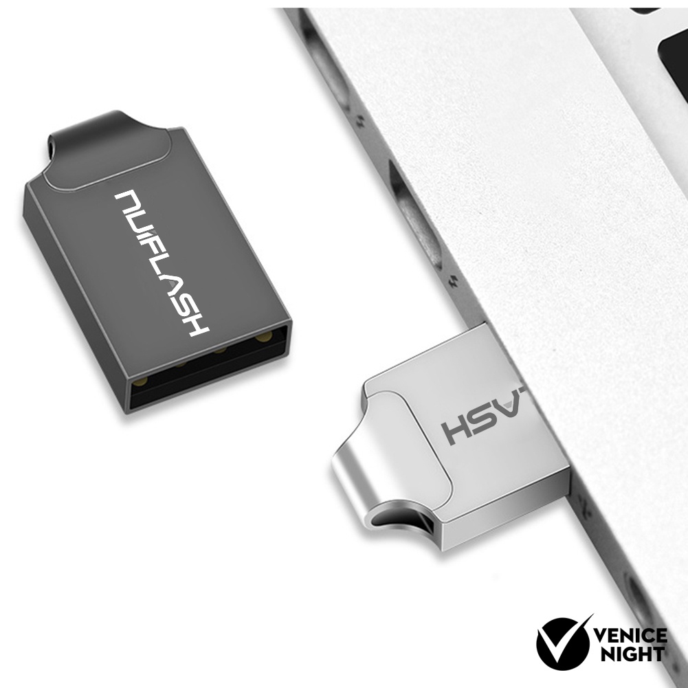 (SF) Nuiflash Flashdisk USB 3.0 Kapasitas 2-64GB Bahan Logam Untuk PC