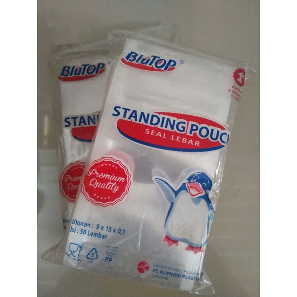 STANDING POUCH UKURAN 9x15 DOUBLE SEAL