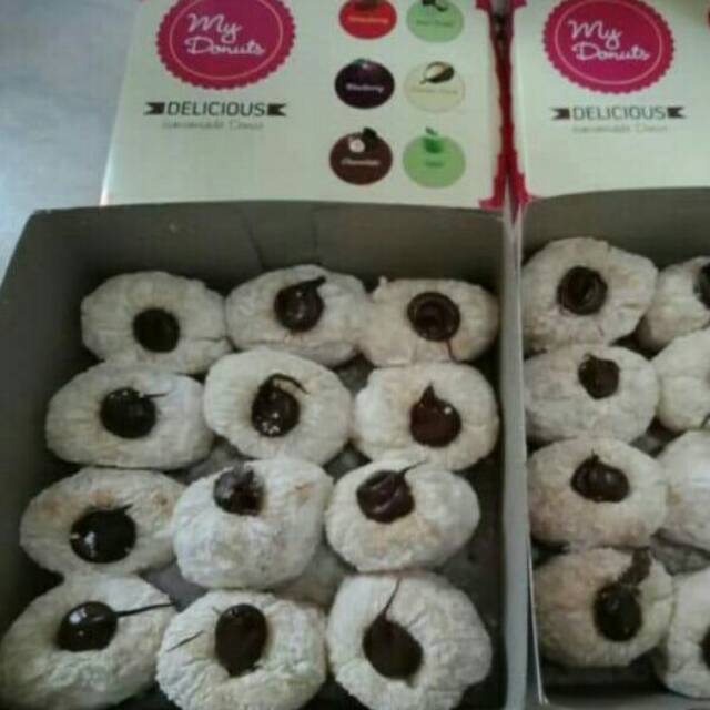 

Donat full coklat /full durian