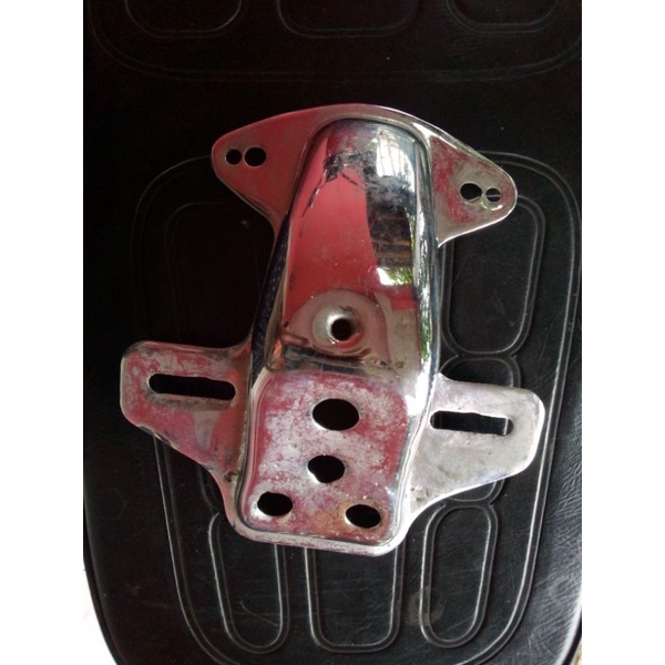 Breket Dudukan STOPLAMP LAMPU STOP belakang RX KING Chrome  KILAT