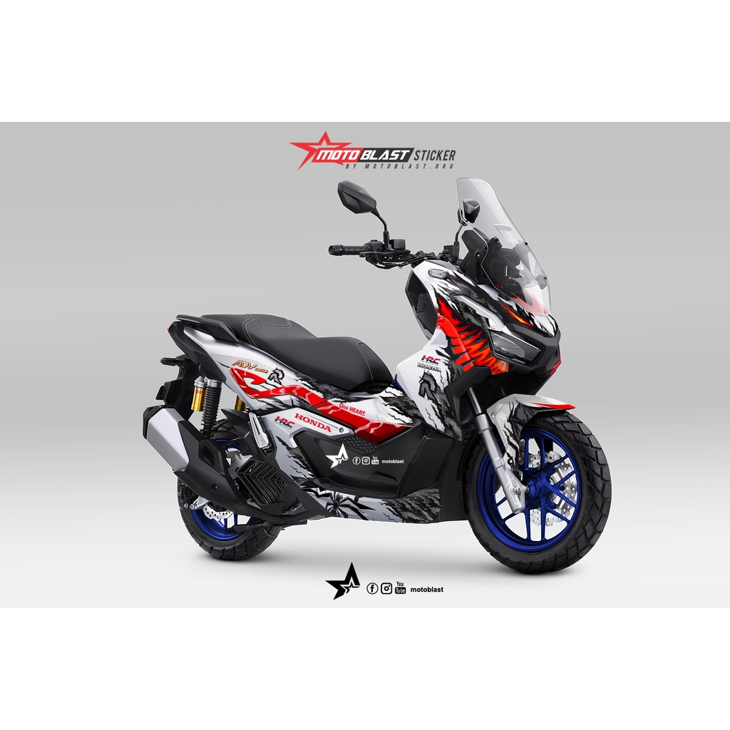 Stiker Motor Honda ADV 160 Livery Venom Motoblast Full Body