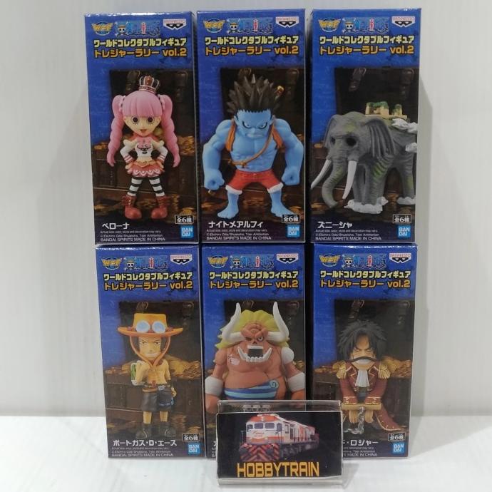 Promo One Piece Wcf Treasure Rally Vol 2 Set 6 Pcs