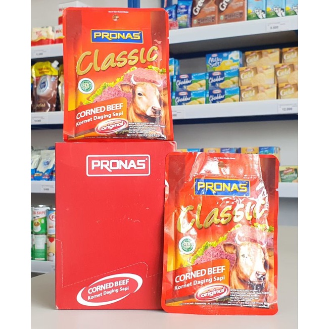 Pronas Corned Beef Sachet / Pronas Kornet Sapi Renceng