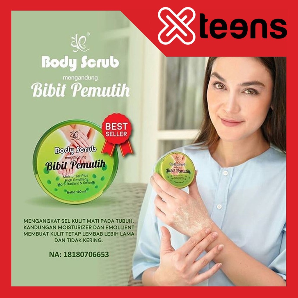 SYB BODY SCRUB BIBIT PEMUTIH  100ML - LULUR BIBIT PEMUTIH