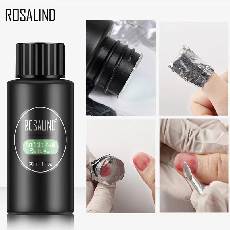 ROSALIND gel polish remover artificial nail remover aceton aseton gel polish aseton kutek gel