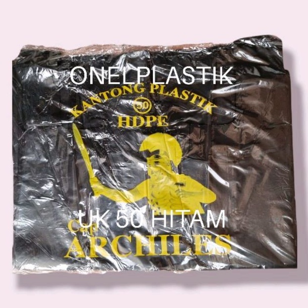 Kantong Plastik Hd 50 Hitam / Kantong Plastik Jumbo Hitam Tebal