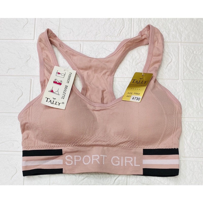 Bh sport | SportBra Tally 6730 Bahan rajut/spndex Freesize