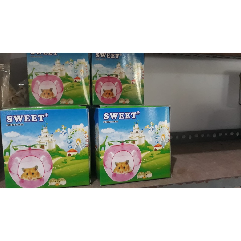 Sweet Apple untuk tempat bersembunyi hamster