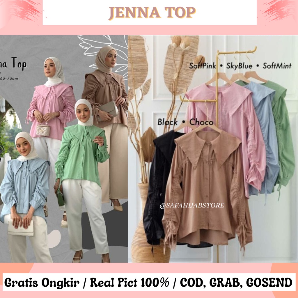 JENNA TOP / ATASAN WANITA / BUSUI / ATASAN KERJA