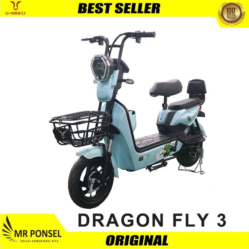 SEPEDA LISTRIK UWINFLY DRAGONFLY 3 U WINFLY DF3 GARANSI RESMI