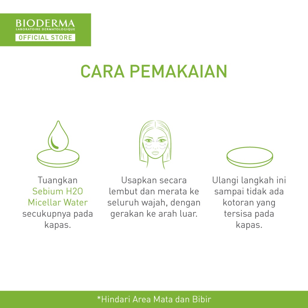 Bioderma Sebium H2O 100ml - Micellar Water untuk Semua Jenis Kulit / Kulit Sensitif