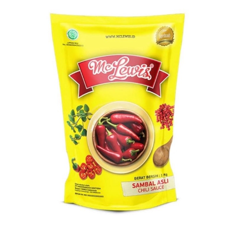 Mc Lewis Sambal Asli 1Kg