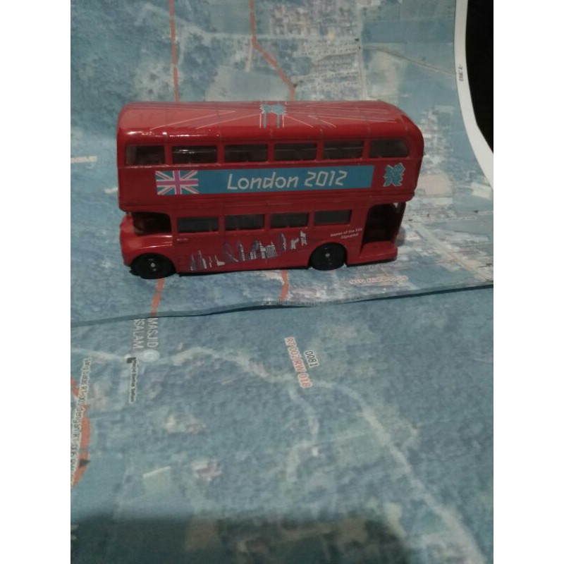 DIECAST CORGY TOYS BUS LONDON TRANSPORT  LOOSE BEKAS