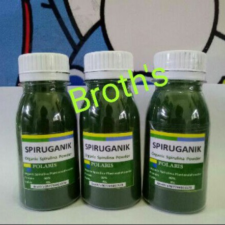 Spirulina powder netto 50gram pakan ikan burayak