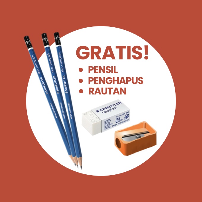 

Paket Alat Tulis Pelengkap Belajar & Ujian BISA DAPAT GRATIS!!