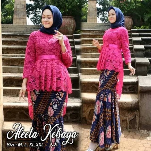 KEBAYA MODERN - KEBAYA AURORA - KEBAYA BRUKAT PINGUIN - KEBAYA BRUKAT