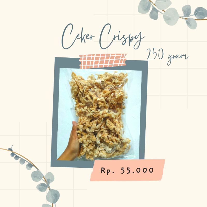

Ceker Crispy 250gram