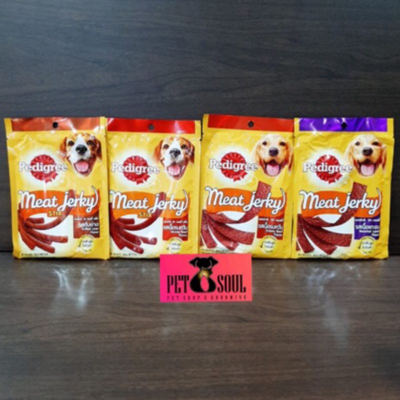 Pedigree Meat Jerky Treat 80gr / Snack anjing