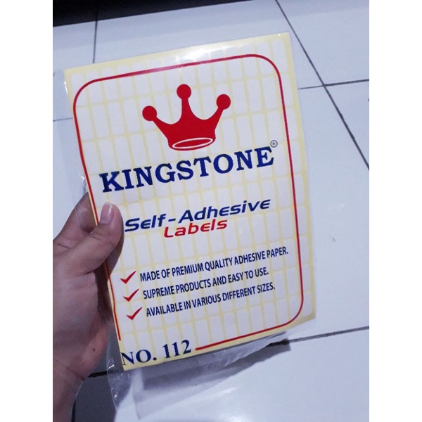 

label harga kingstone