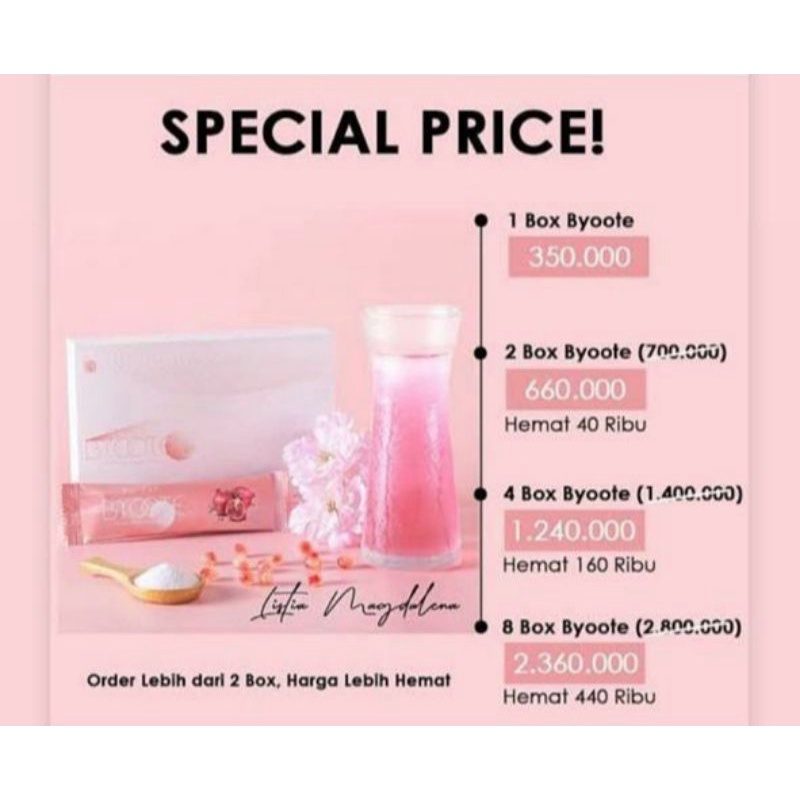 (COD) Byoote Collagen 1 box 16 sachet