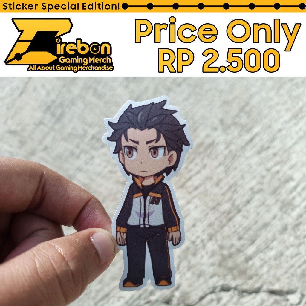 

Sticker Stiker Natsuki Subaru ReZero Starting Life in Another World