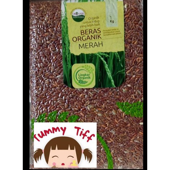 Lingkar Organik Beras Organic 1 Kg Pandan Wangi Putih/Merah/Hitam