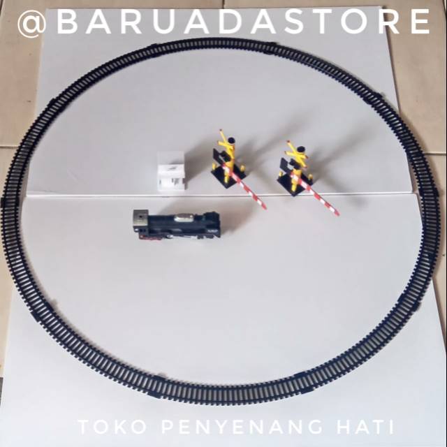 Miniatur Palang Kereta Api Lengkap
