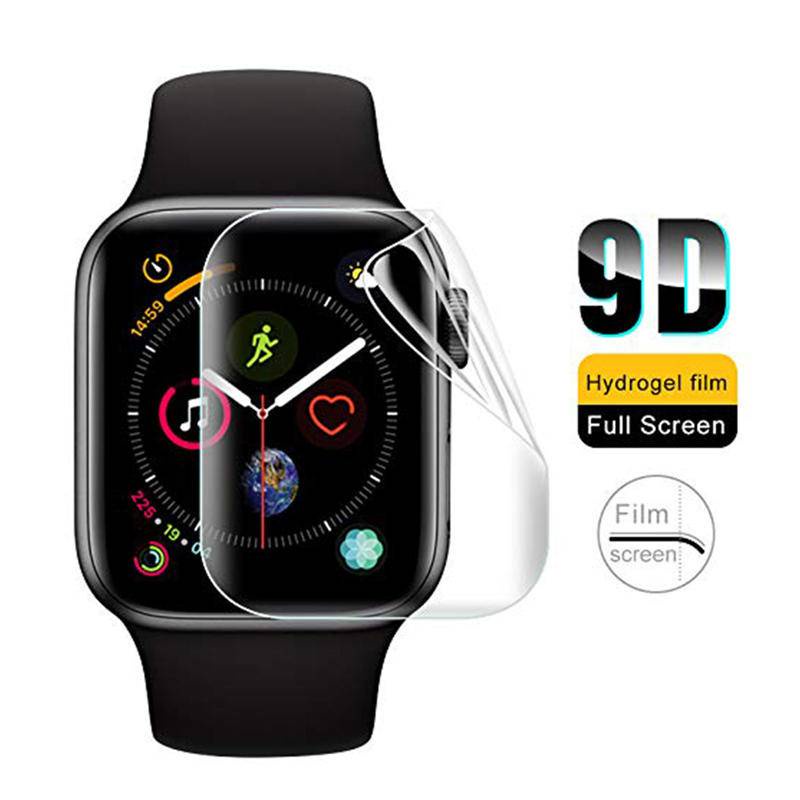 Film Pelindung Layar Hydrogel Untuk Apple Watch 42mm 40mm 44mm 45mm 41mm 7 / 6 / 5 / 4 / 3 / 2 / 1