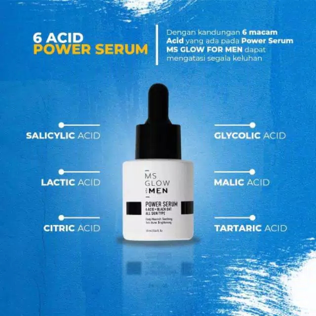 POWER SERUM Ms Glow Men ms glow men ms glow man ms glow men original [COD] - BPOM - ORIGINAL