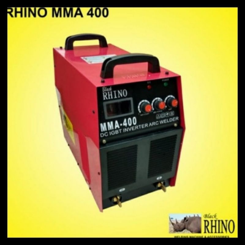 Mesin Las Inverter MMA 400 A Black Rhino 380V-Travolas MMA 400 RHINO
