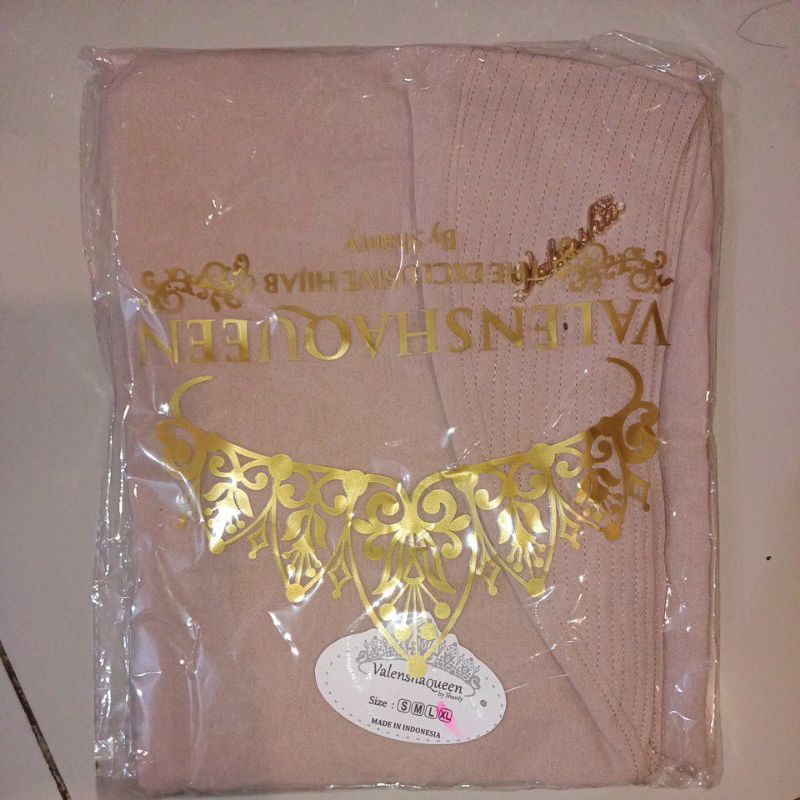 KHIMAR DENARA XL ORIGINAL VALENSHA QUEEN-Cream