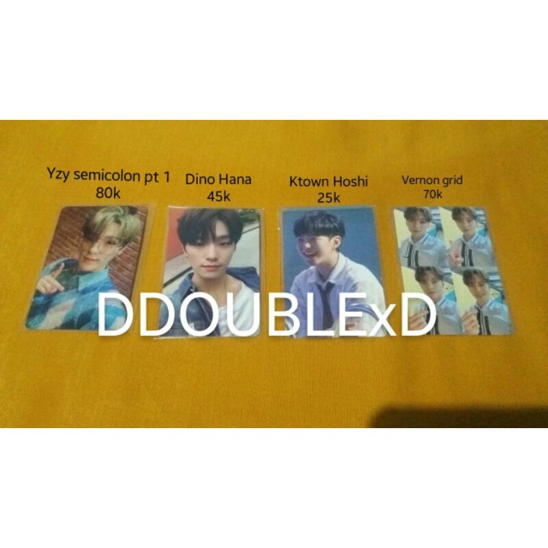 PC DINO YIZHIYU DINO HANA HOSHI KTOWN VERNON GRID POLA CARATLAND JEONGHAN