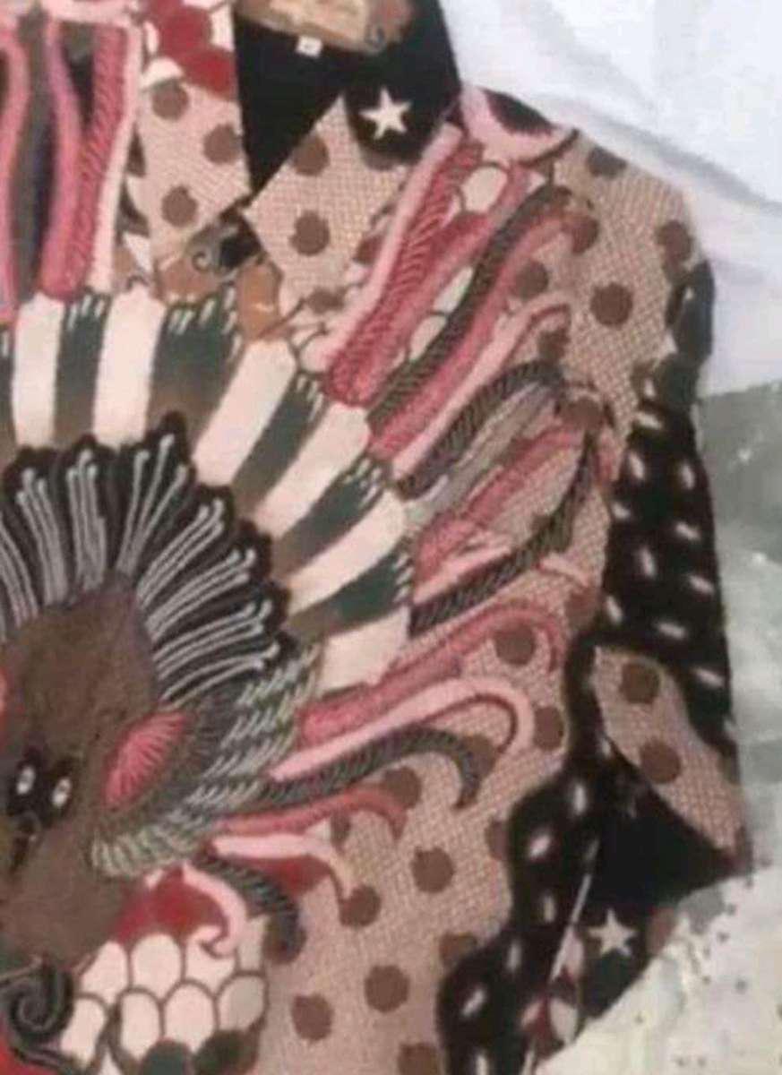 Batik Pria Lengan Panjang Premium Modern Full Furing  Original Produksi Batik Aluna Solo Pcw 005