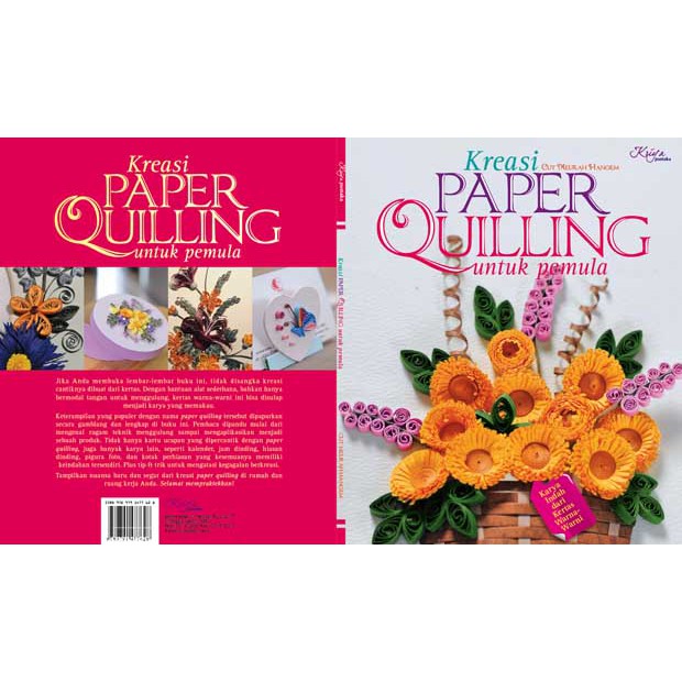 

Buku KREASI PAPER QUILLING UNTUK PEMULA